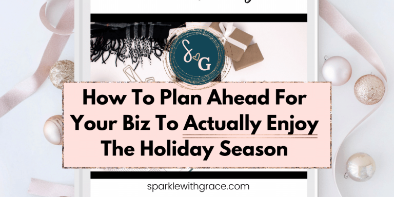 How to Plan Your Business Content Ahead of Time So You Can Actually Enjoy the Holidays